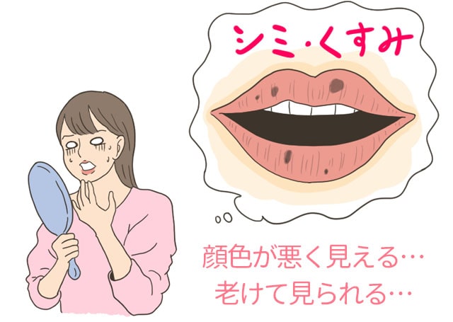 顔色が悪く見える・老けて見られる…